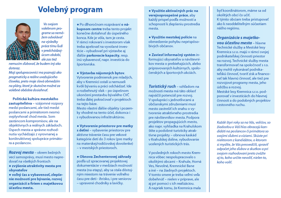 Volebný program 2014